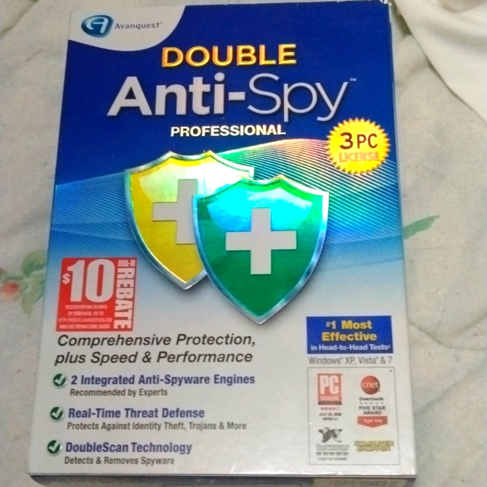 New in box double anti spy for computer